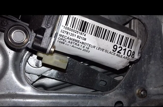 Mécanismemoteur lève glace aile ard Opel ASTRA G Décapotable (T98) 1.6 (f67) (2003-2005) occasion