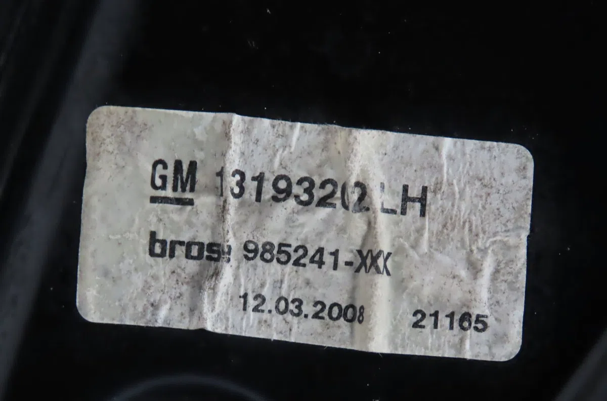 Mécanismemoteur lève glace aile arg Opel ASTRA H TwinTop (A04) 1.6 (l67) (2006-2010) occasion