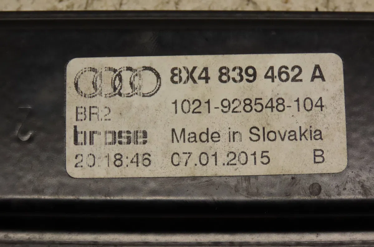 Mecanismemoteur leve-glace ard Audi A1 Sportback (8XA, 8XF) 1.4 tfsi (2011-2015) occasion