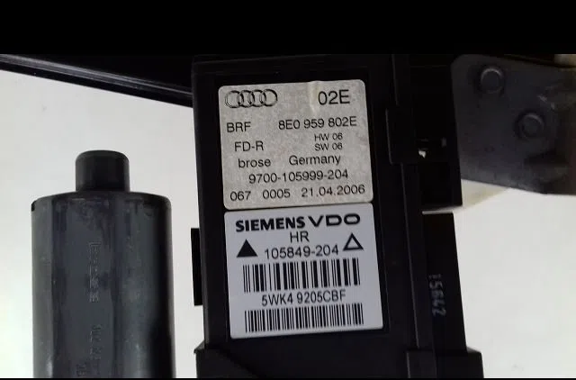 Mecanismemoteur leve-glace ard Audi A4 B7 (8EC) 3.0 tdi quattro (2006-2008) occasion