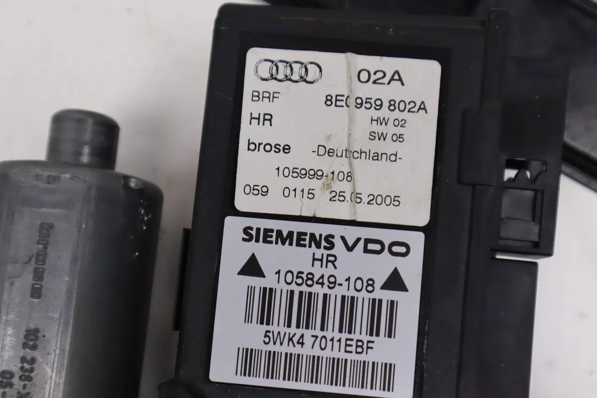 Mecanismemoteur leve-glace ard Audi A4 B7 Avant (8ED) 1.8 t (2004-2008) occasion