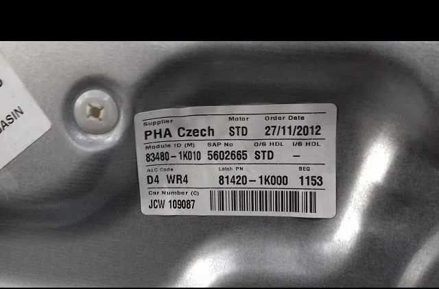 Mecanismemoteur leve-glace ard Hyundai Ix20 (JC) 1.6 crdi (2011-2019) occasion
