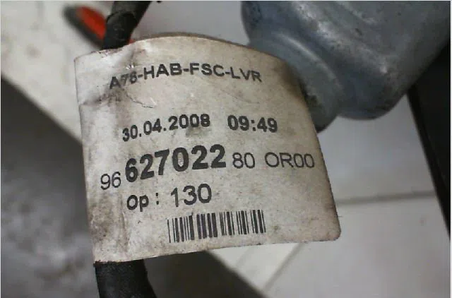 Mecanismemoteur leve-glace ard PEUGEOT 207 CC Phase 1 03-2007 1.6 HDI 112ch occasion