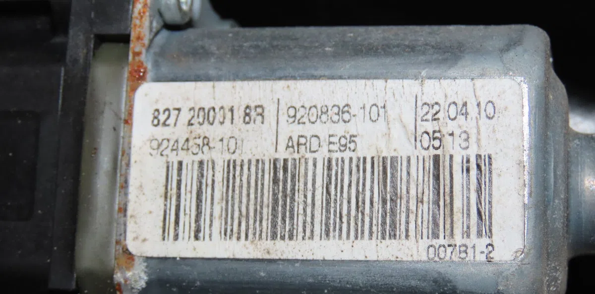 Mecanismemoteur leve-glace ard Renault MEGANE CC (EZ0-1_) 1.5 dci (ez09, ez1g, ez0d, ez14) (2010) occasion