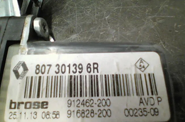 Mecanismemoteur leve-glace ard Renault MEGANE III Grandtour (KZ0-1) 1.6 dci (kz00, kz12, kz13) (2011) occasion