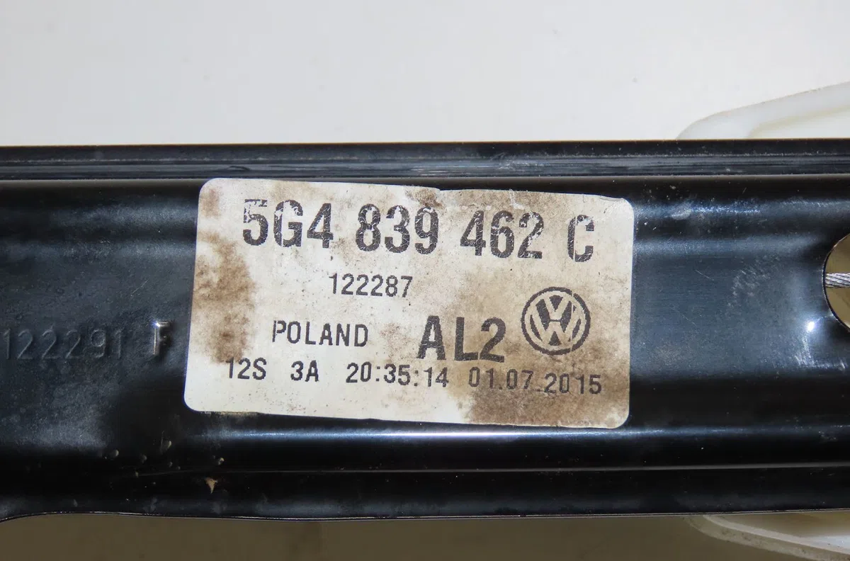 Mecanismemoteur leve-glace ard Volkswagen GOLF VII (5G1, BQ1, BE1, BE2) 1.4 tsi (2014-2020) occasion