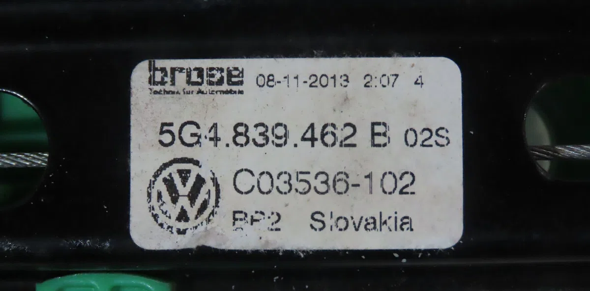 Mecanismemoteur leve-glace ard Volkswagen GOLF VII (5G1, BQ1, BE1, BE2) 2.0 gti (2013-2020) occasion