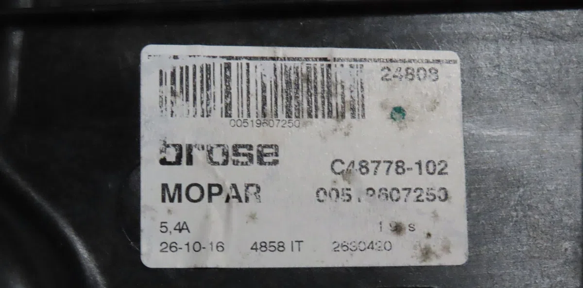 Mecanismemoteur leve-glace arg Fiat 500X (334_) 1.6 (334axe1a) (2014-2020) occasion