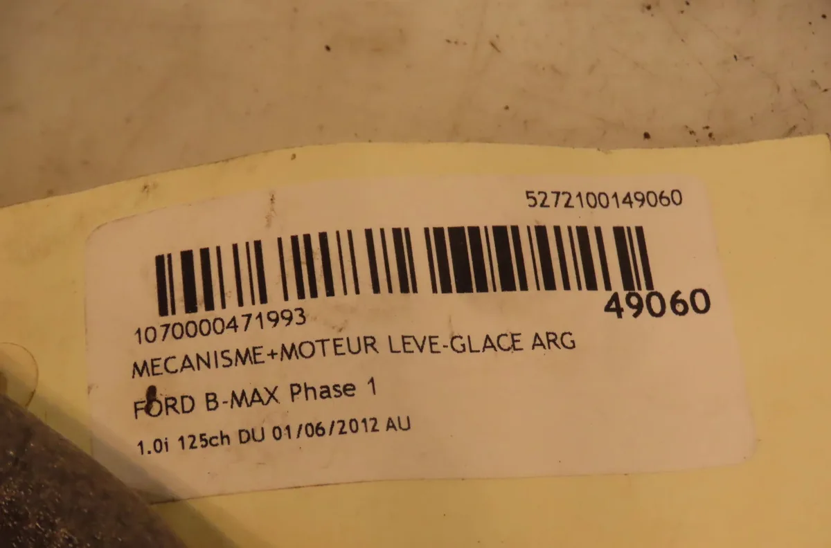 Mecanismemoteur leve-glace arg Ford B-MAX (JK) 1.0 ecoboost (2012) occasion