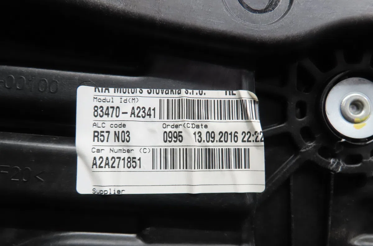 Mecanismemoteur leve-glace arg Kia CEE'D (JD) 1.0 t-gdi (2015-2018) occasion