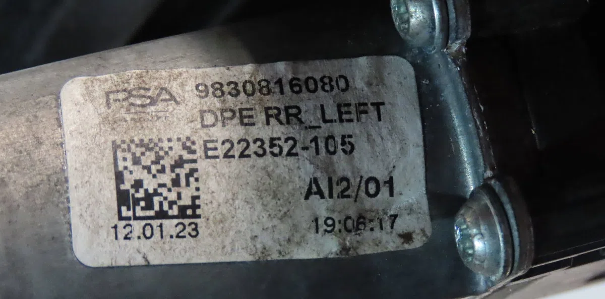 Mecanismemoteur leve-glace arg Peugeot 308 III (FB_, FH_, FP_, F3_) Puretech 130 (fphnsl, fphnst) (2021) occasion