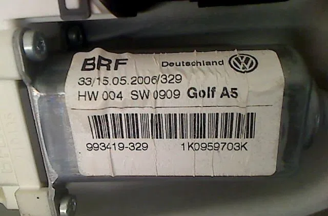 Mecanismemoteur leve-glace arg Volkswagen GOLF V (1K1) 1.9 tdi (2003-2008) 5 portes occasion