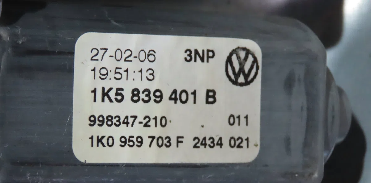 Mecanismemoteur leve-glace arg Volkswagen JETTA III (1K2) 1.9 tdi (2005-2010) occasion