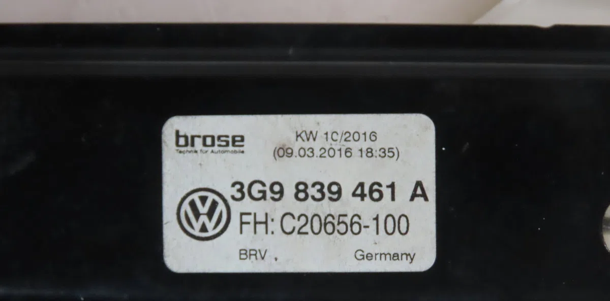 Mecanismemoteur leve-glace arg Volkswagen PASSAT B8 Variant (3G5, CB5) 2.0 tdi (2014) occasion