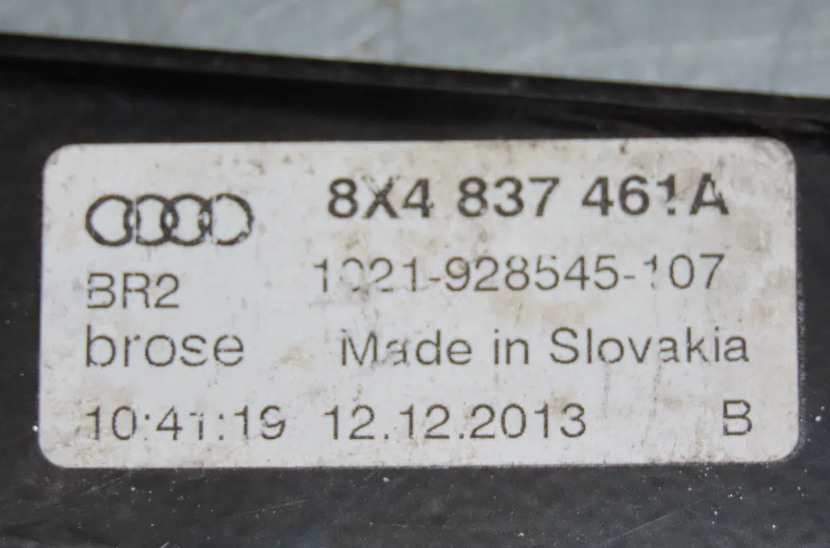 Mecanismemoteur leve-glace avg Audi A1 Sportback (8XA, 8XF) 1.6 tdi (2011-2015) occasion