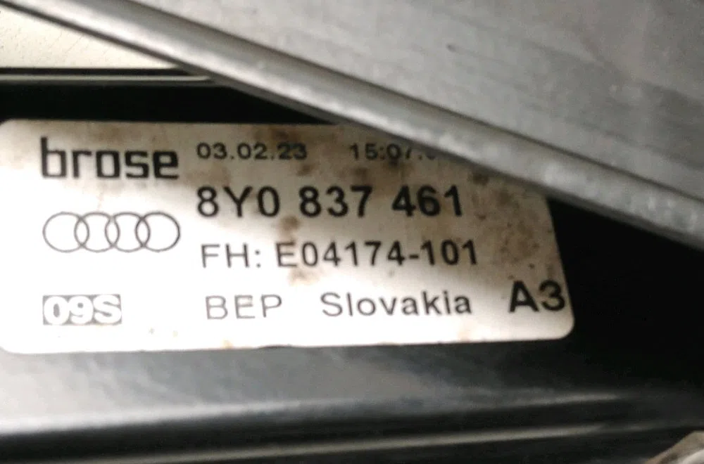 Mecanismemoteur leve-glace avg Audi A3 Sportback (8YA) 35 tfsi mild hybrid (2020) occasion