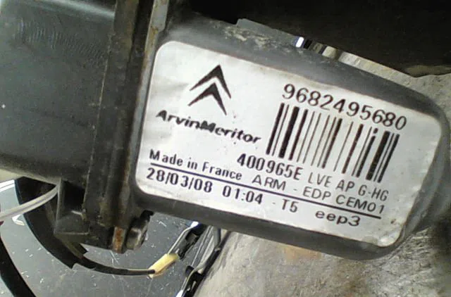 Mecanismemoteur leve-glace avg Citroën C4 GRAND PICASSO I (UA_) 1.6 hdi (2006-2011) 5 portes occasion