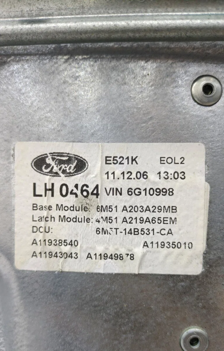 Mecanismemoteur leve-glace avg FORD FOCUS 2 PHASE 1 occasion