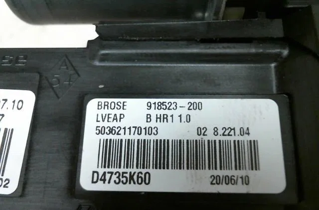 Mecanismemoteur leve-glace avg Renault FLUENCE (L3_) 1.5 dci (l30b) (2010) occasion