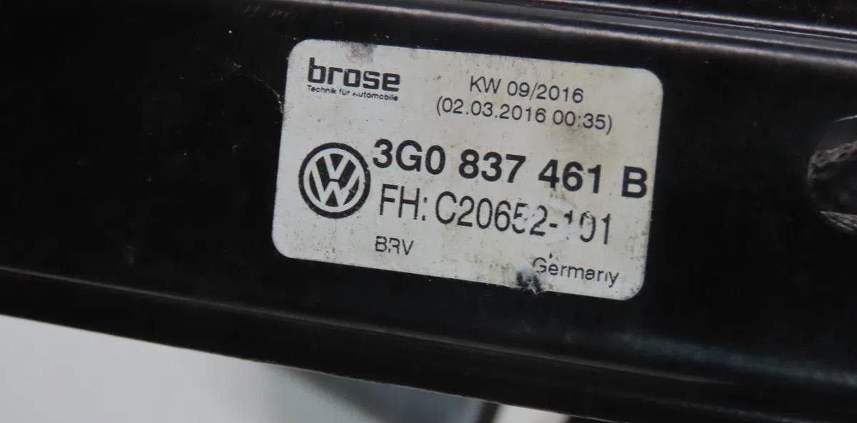 Mecanismemoteur leve-glace avg Volkswagen PASSAT B8 Variant (3G5, CB5) 2.0 tdi (2014) occasion