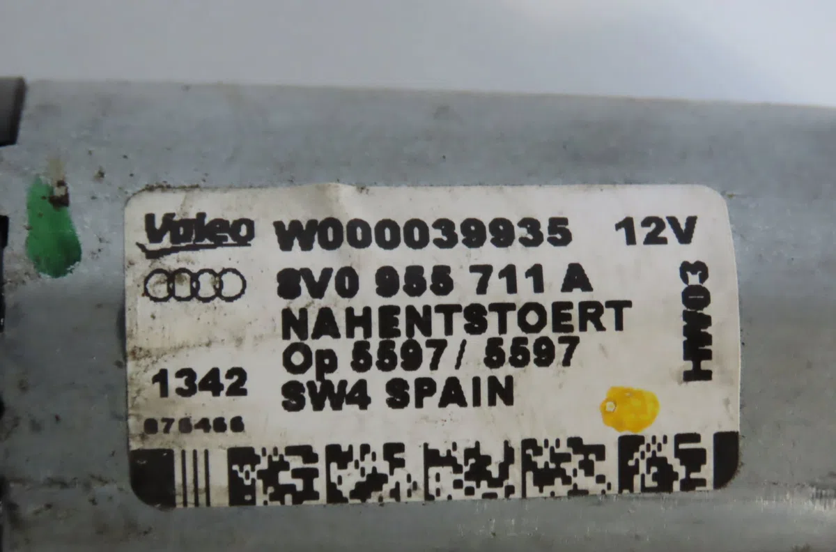 Moteur essuie-glace arrière Audi A3 (8V1, 8VK) 1.4 tfsi (2012-2014) occasion