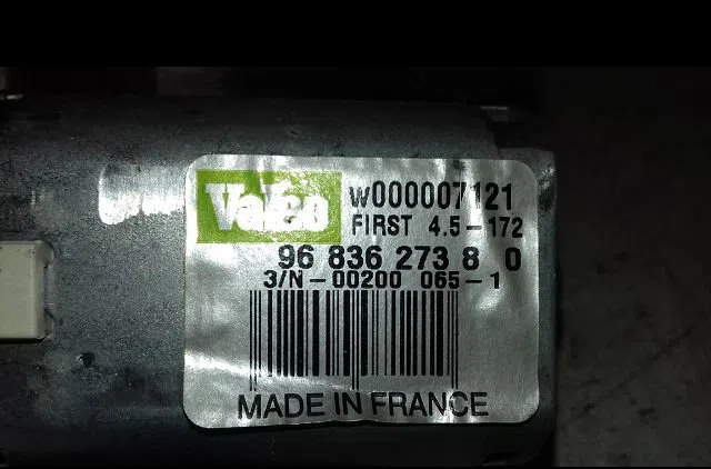 Moteur essuie-glace arrière Citroën C3 II (SC_) 1.4 vti 95 (2009) occasion