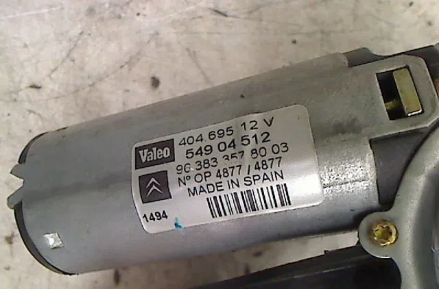 Moteur essuie-glace arrière Citroën C5 II Break (RE_) 1.6 hdi (re9hzc, re9hyb) (2004-2008) occasion