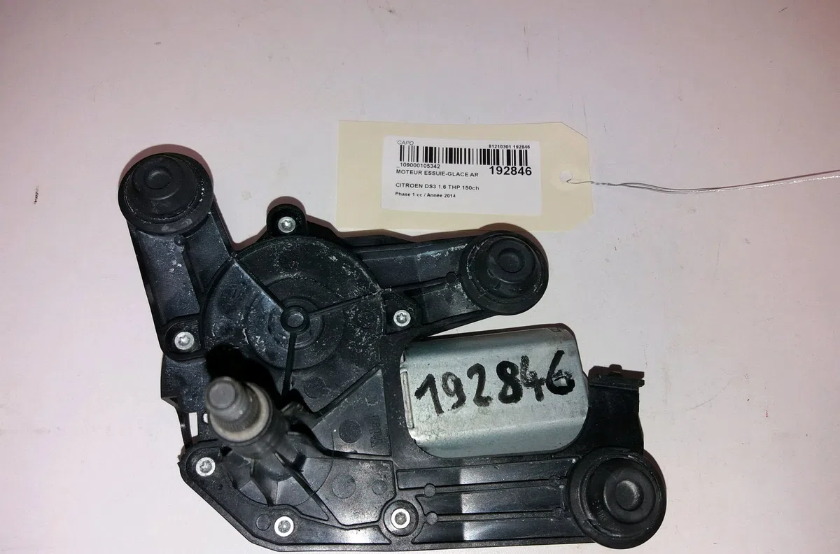 Moteur essuie-glace arrière Citroen DS3 (SA_) 1.6 thp 155 (2010-2015) 3 portes occasion