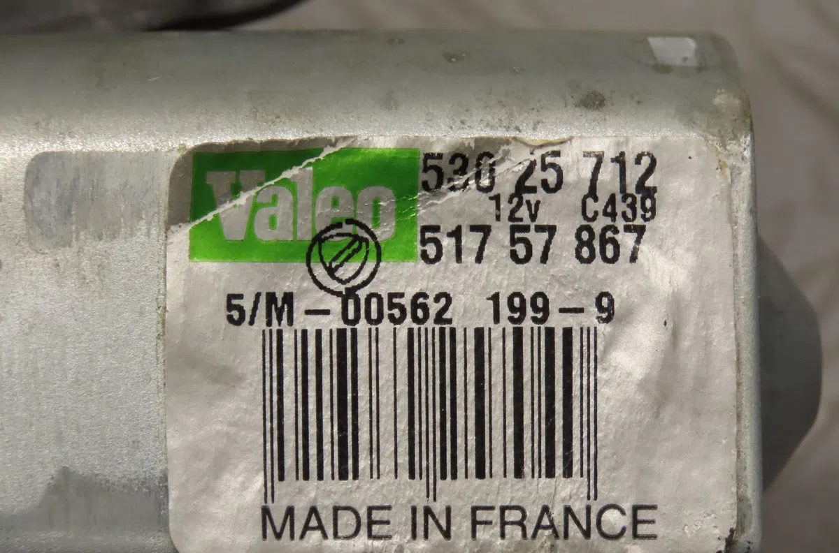 Moteur essuie-glace arrière Fiat PUNTO EVO (199_) 1.3 d multijet (199axc1a, 199bxc1a, 199axt1a, 199bxt1a) (2009-2012) 3 