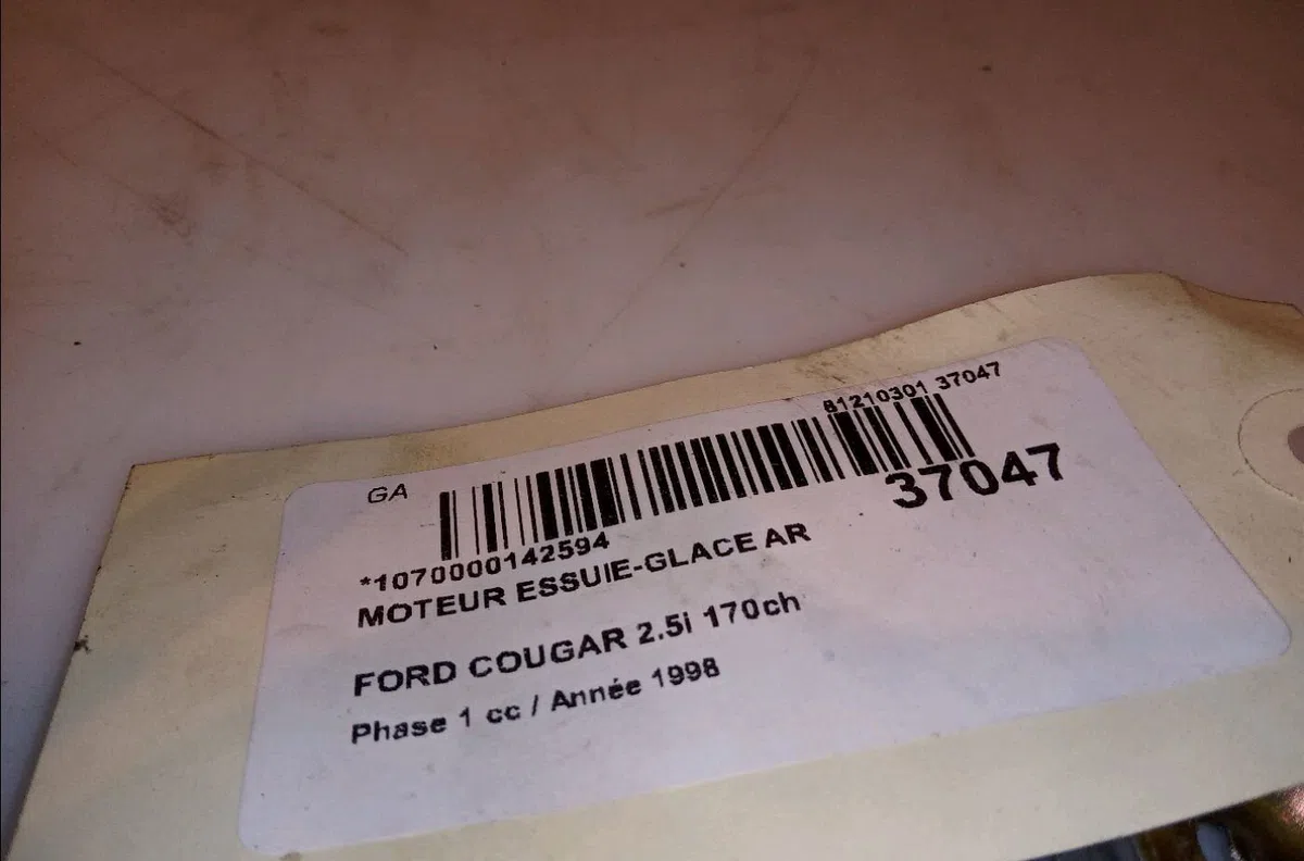 Moteur essuie-glace arrière Ford COUGAR (EC_) 2.5 v6 24v (1998-2001) occasion