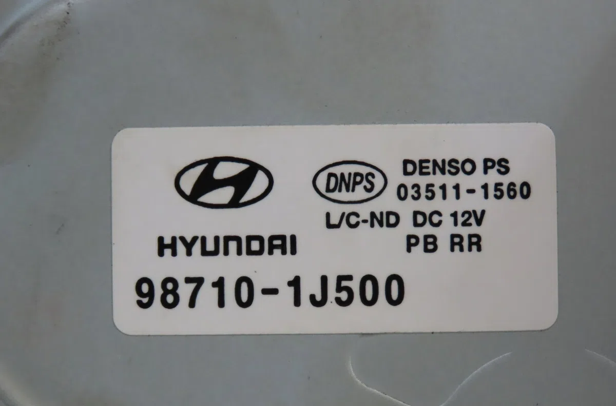 Moteur essuie-glace arrière Hyundai I20 I (PB, PBT) 1.2 (2008-2012) occasion