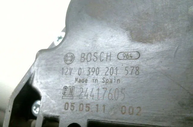 Moteur essuie-glace arrière OPEL SIGNUM occasion