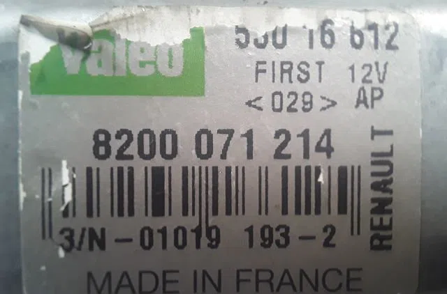 Moteur essuie-glace arrière Renault CLIO II (BB_, CB_) 1.5 dci (b-cb08) (2001-2005) 5 portes occasion