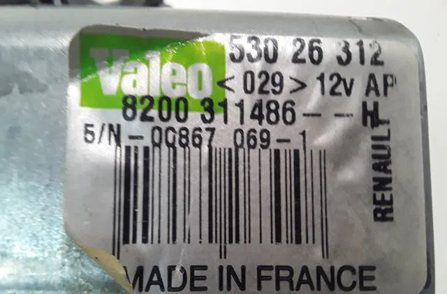 Moteur essuie-glace arrière Renault CLIO III (BR0-1, CR0-1) 1.5 dci (2010-2014) 5 portes occasion