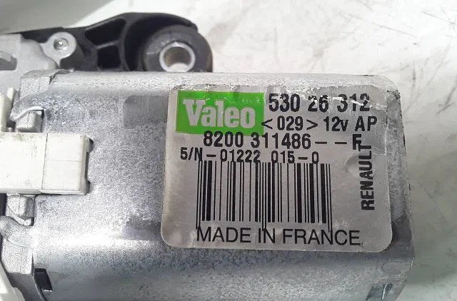 Moteur essuie-glace arrière Renault MODUS - GRAND MODUS (F-JP0_) 1.2 16v (jp0w) (2007) occasion