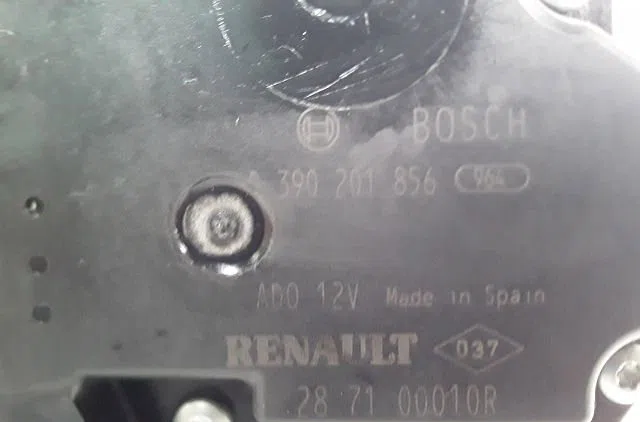 Moteur essuie-glace arrière Renault SCÉNIC III (JZ0-1_) 1.9 dci (jz0j, jz1j, jz1k, jz1s) (2009) occasion