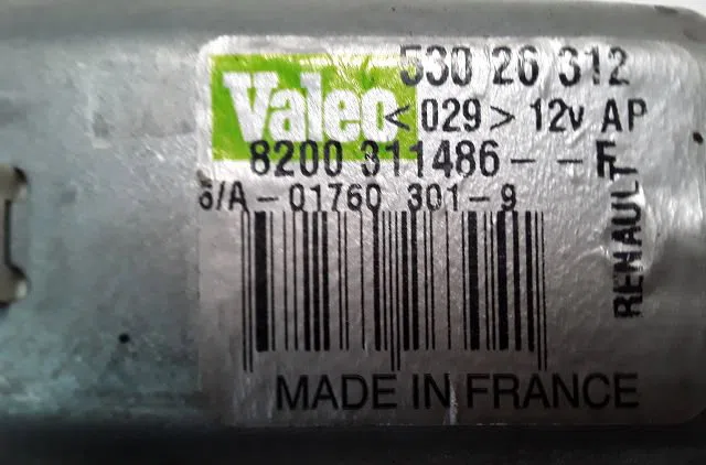 Moteur essuie-glace arrière Renault TWINGO II (CN0_) 1.2 16v (cn0k, cn0v) (2007) 3 portes occasion