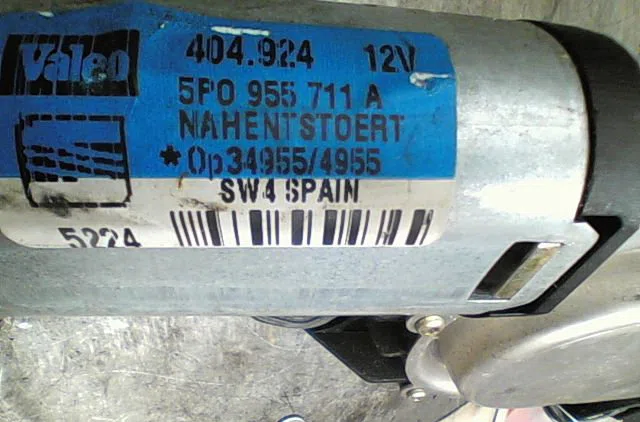 Moteur essuie-glace arrière Seat ALTEA (5P1) 1.9 tdi (2004) 5 portes occasion
