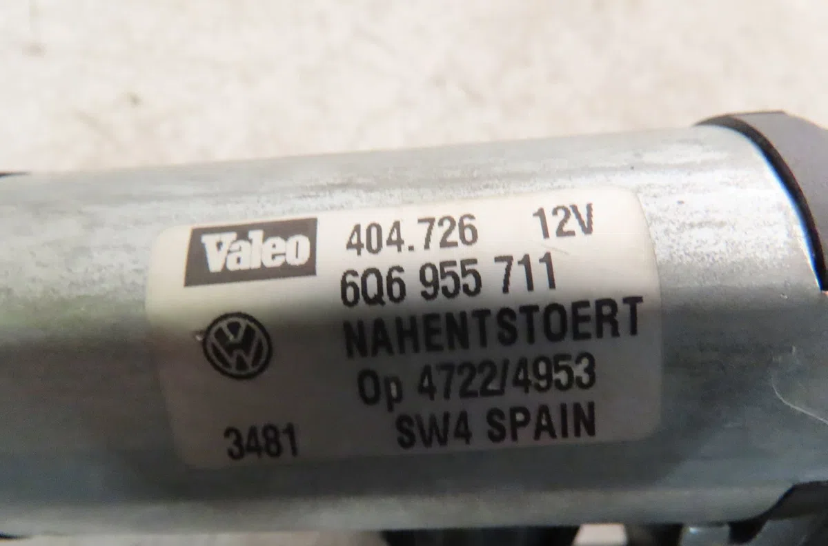 Moteur essuie-glace arrière Volkswagen POLO (9N_, 9A_) 1.4 16v (2001-2008) occasion