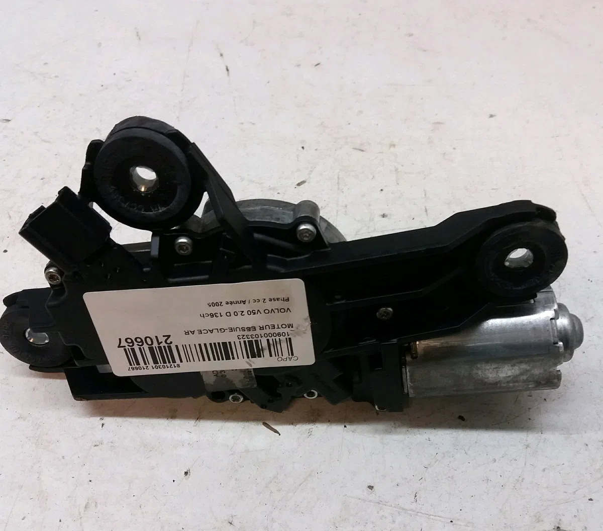 Moteur essuie-glace arrière Volvo V50 (545) 2.0 d (2004-2010) occasion