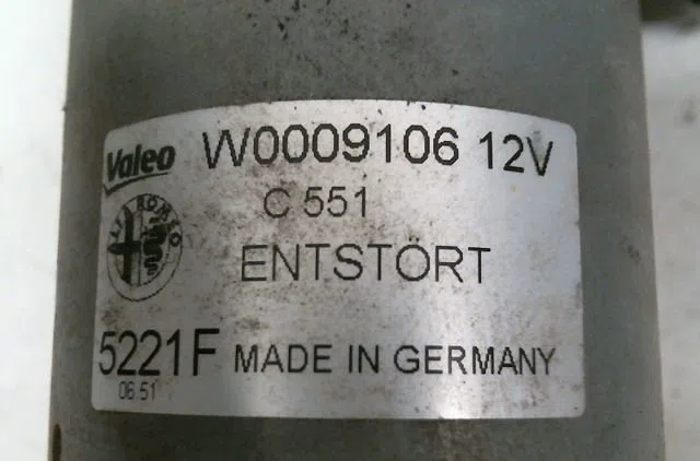 Moteur essuie-glace avant Alfa romeo MITO (955_) 1.4 multiair (955axl1b) (2009-2013) occasion