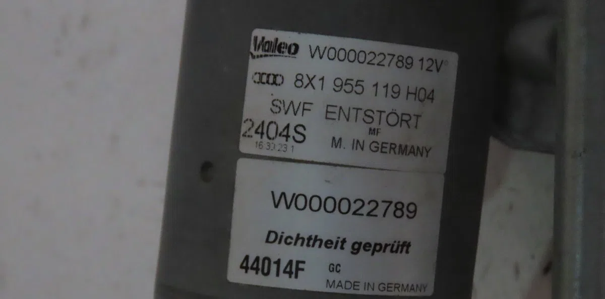 Moteur essuie-glace avant Audi A1 (8X1, 8XK) S1 quattro (2014-2018) occasion