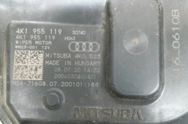 Moteur essuie-glace avant Audi A7 Sportback (4KA) 55 tfsi e quattro (2019) occasion