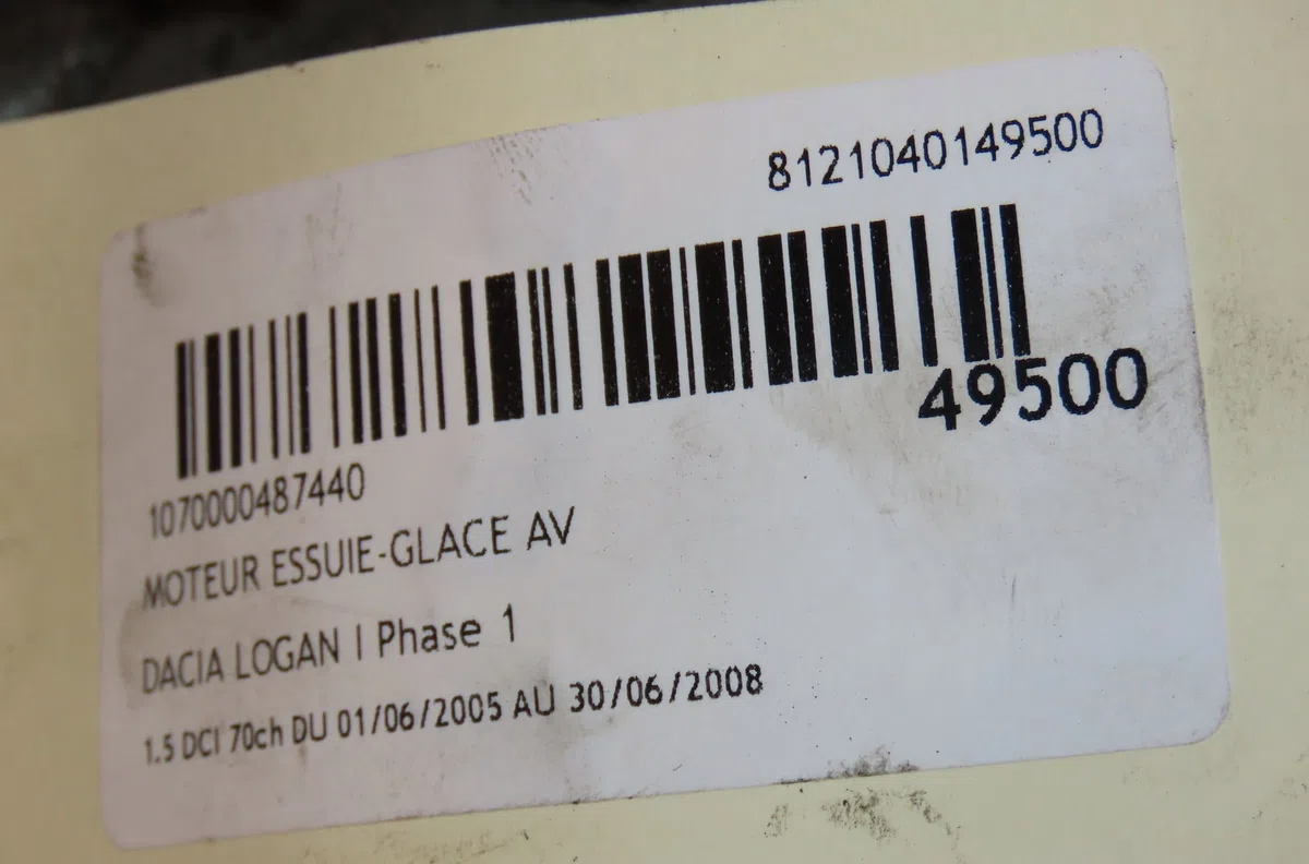 Moteur essuie-glace avant Dacia LOGAN (LS_) 1.5 dci (ls0k) (2006-2012) occasion