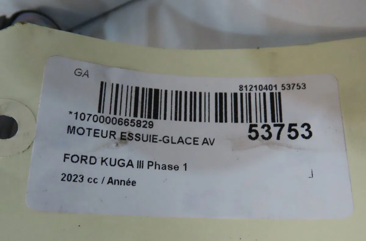 Moteur essuie-glace avant Ford KUGA III (DFK) 2.5 hybrid flex (2023) occasion