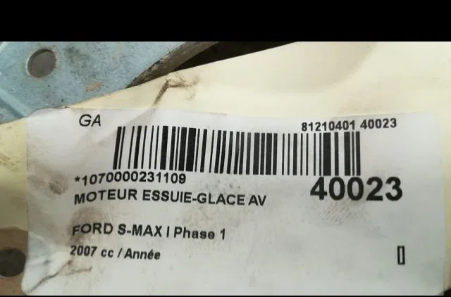 Moteur essuie-glace avant Ford S-MAX (WA6) 2.0 tdci (2006-2014) occasion