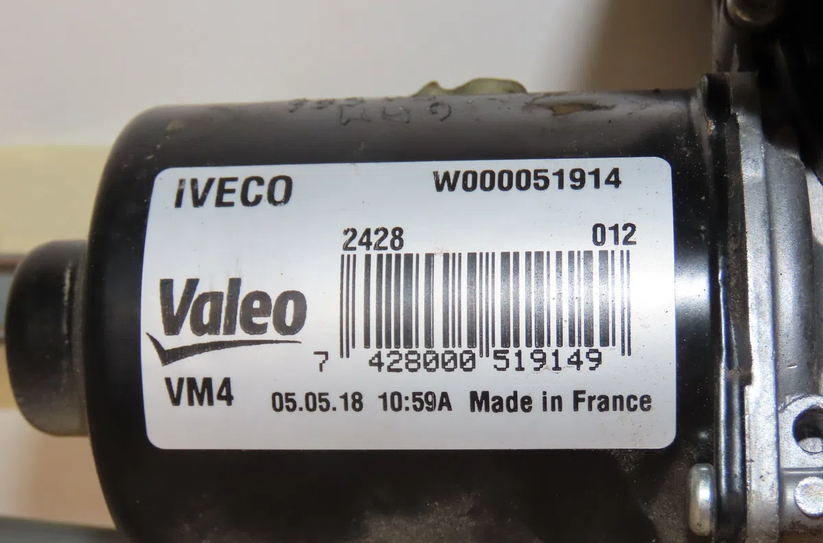 Moteur essuie-glace avant Iveco DAILY VI Camion plate-forme-Châssis 35s18, 35c18, 40c18, 50c18, 60c18, 65c18, 70c18 (201