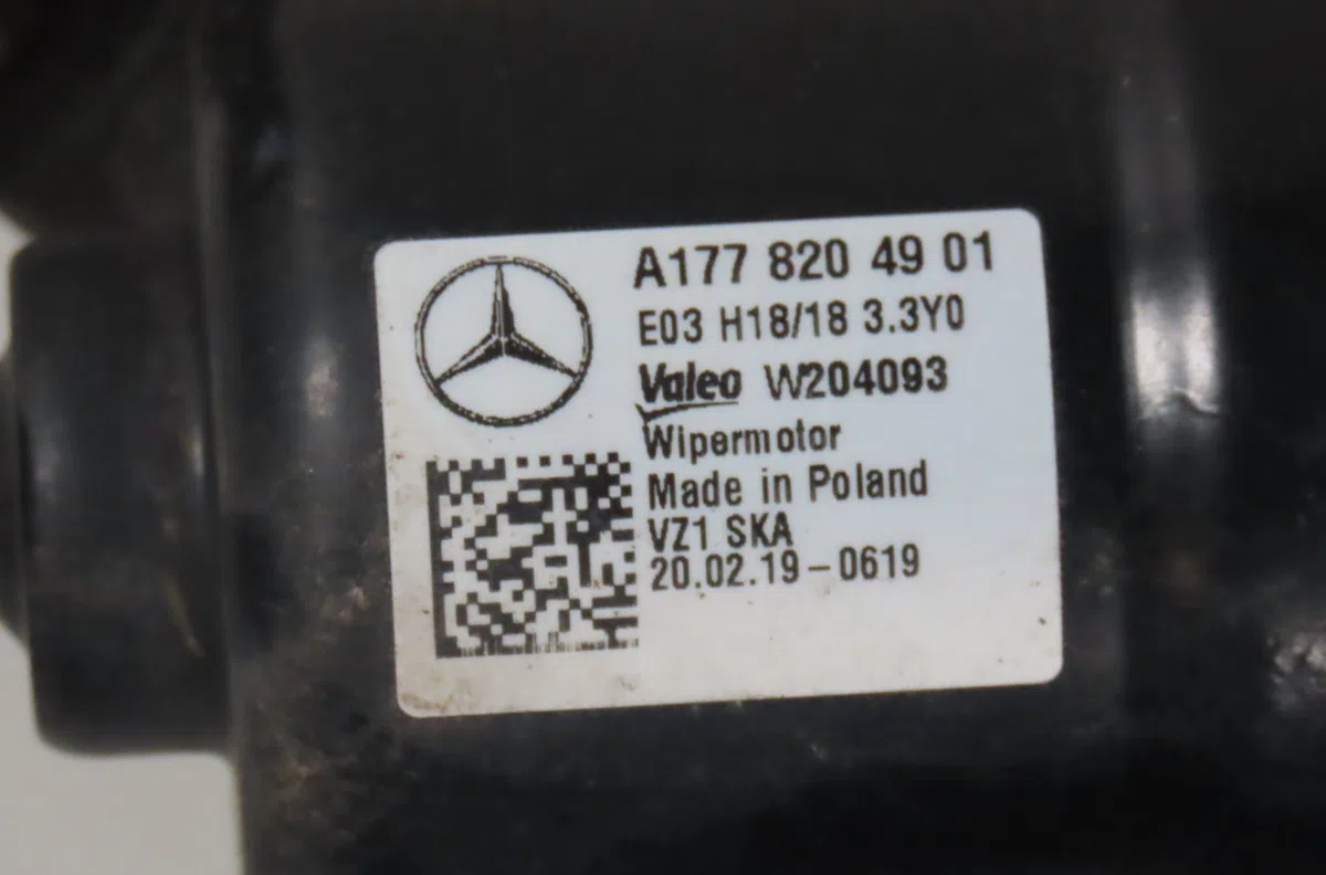 Moteur essuie-glace avant Mercedes-benz CLASSE A (W177) A 200 d (177.012) (2018) 5 portes occasion