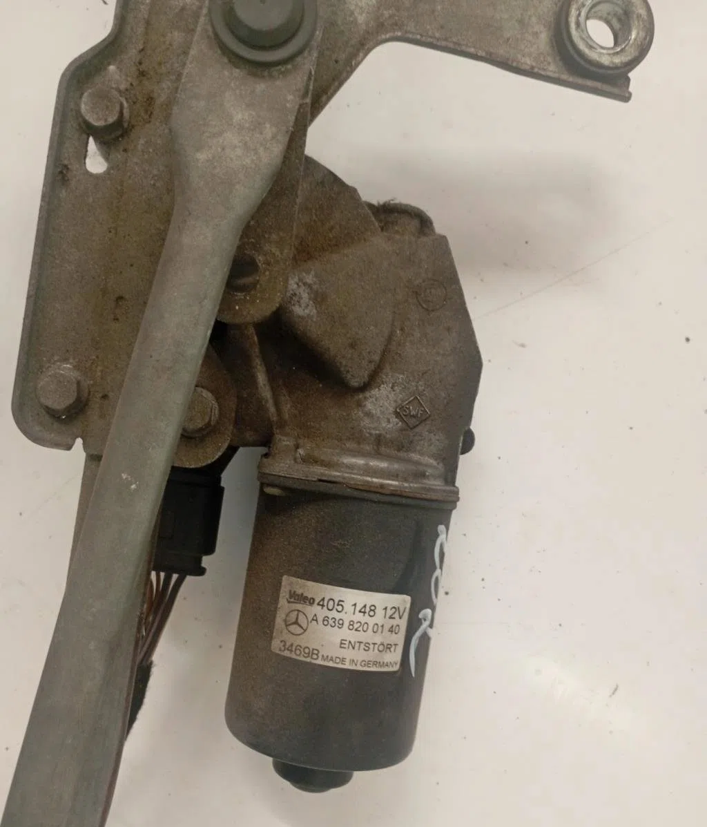 Moteur essuie-glace avant Mercedes-benz VITO - MIXTO Camionnette (W639) 120 cdi (639.601, 639.603, 639.605) (2006) occas