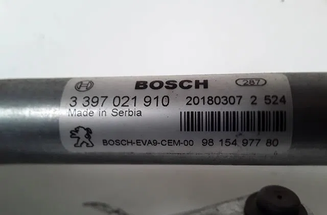 Moteur essuie-glace avant Peugeot 208 I (CA_, CC_) 1.2 thp 110 (2013) occasion